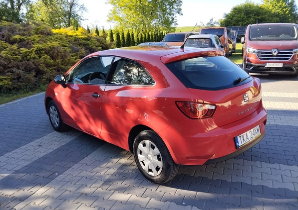 Seat Ibiza cena 26900 przebieg: 73042, rok produkcji 2014 z Gąbin małe 191